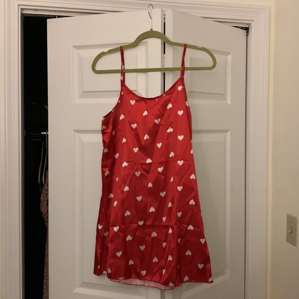 Heart Print Nightie